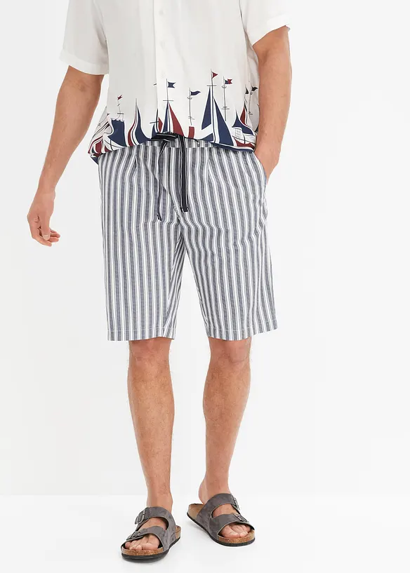 Bermuda chino con pinces, bonprix