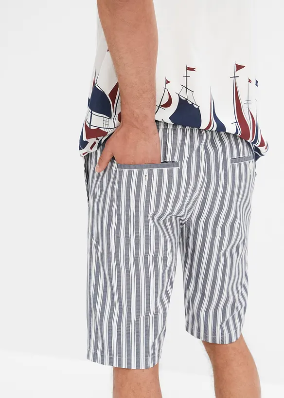 Bermuda chino con pinces, bonprix