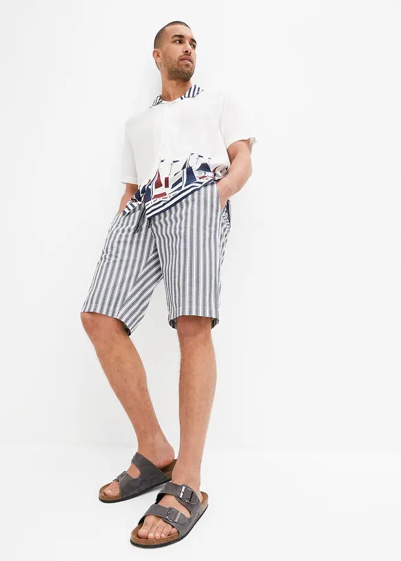 Bermuda chino con pinces, bonprix
