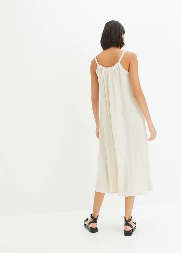 Abito con spalline in crêpe leggero, bonprix