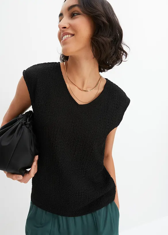 Top in crêpe leggero, bonprix