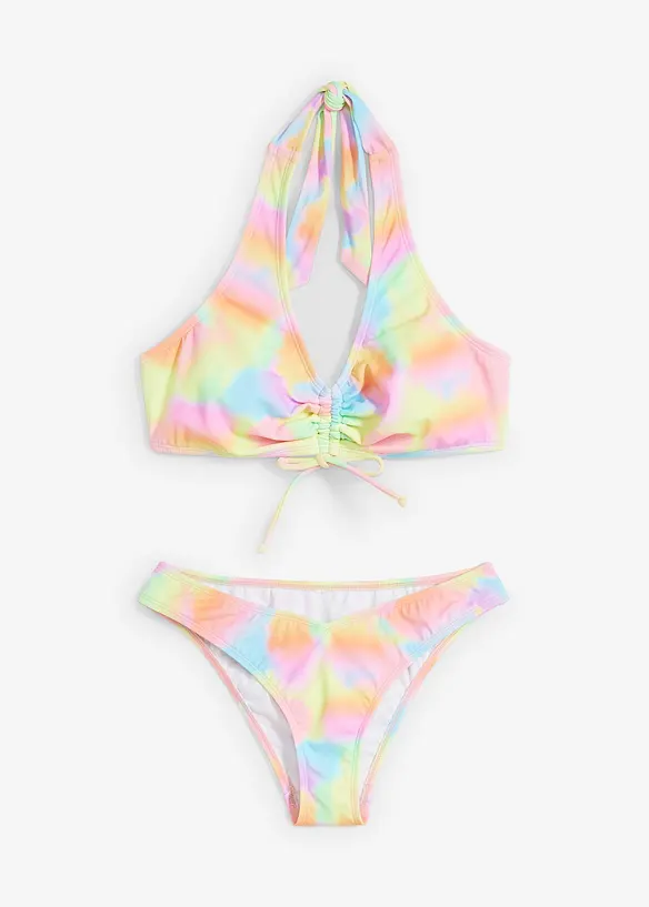 Bikini all'americana con arricciatura (set 2 pezzi), bonprix