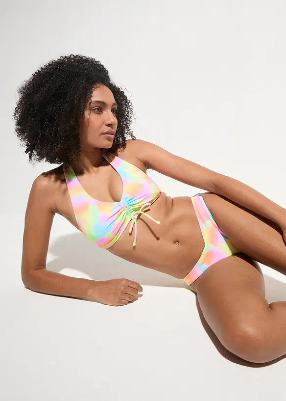Bikini all'americana con arricciatura (set 2 pezzi), bonprix