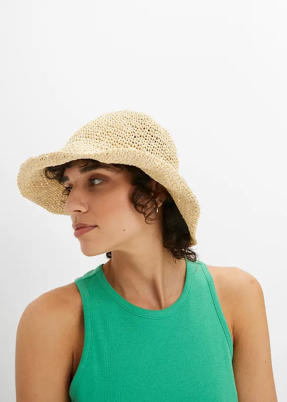 Abito corto a coste in misto cotone, bonprix