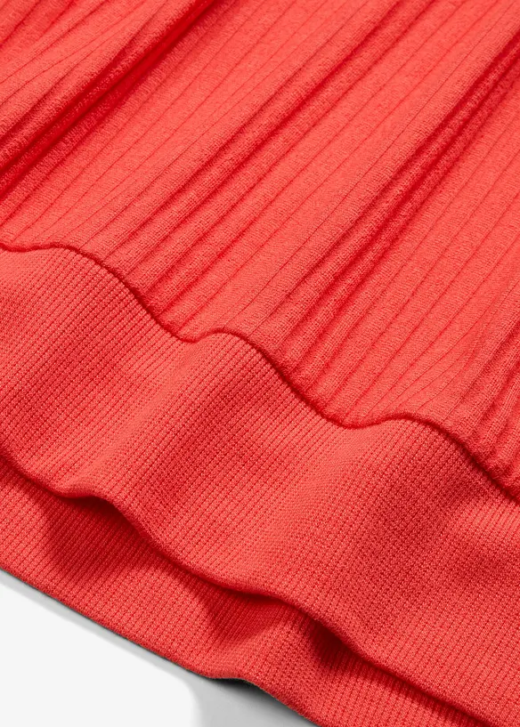 Maglia a coste con maniche a pipistrello, bonprix
