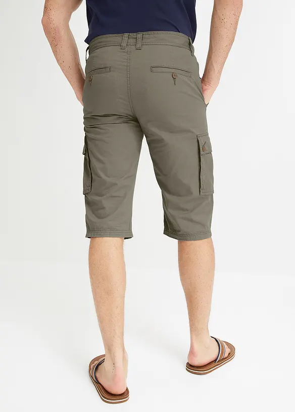 Bermuda cargo in puro cotone, regular fit, bonprix