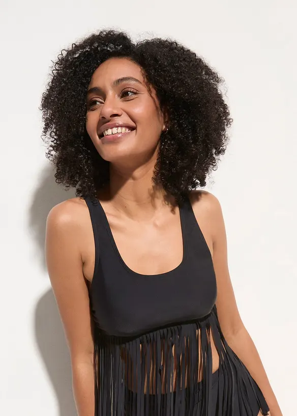 Tankini con frange (set 2 pezzi), bonprix