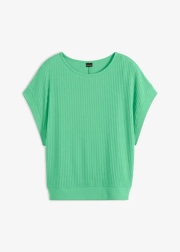 Maglia a coste con maniche a pipistrello, bonprix
