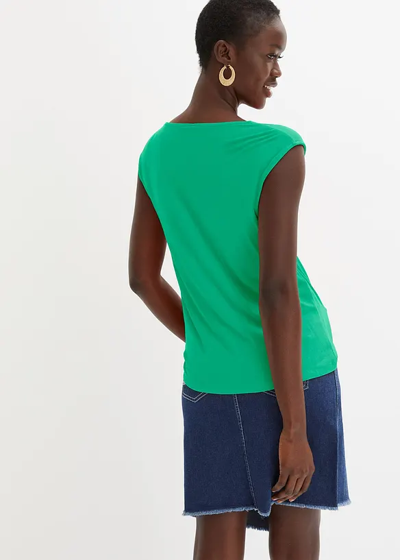 Top in misto viscosa, bonprix