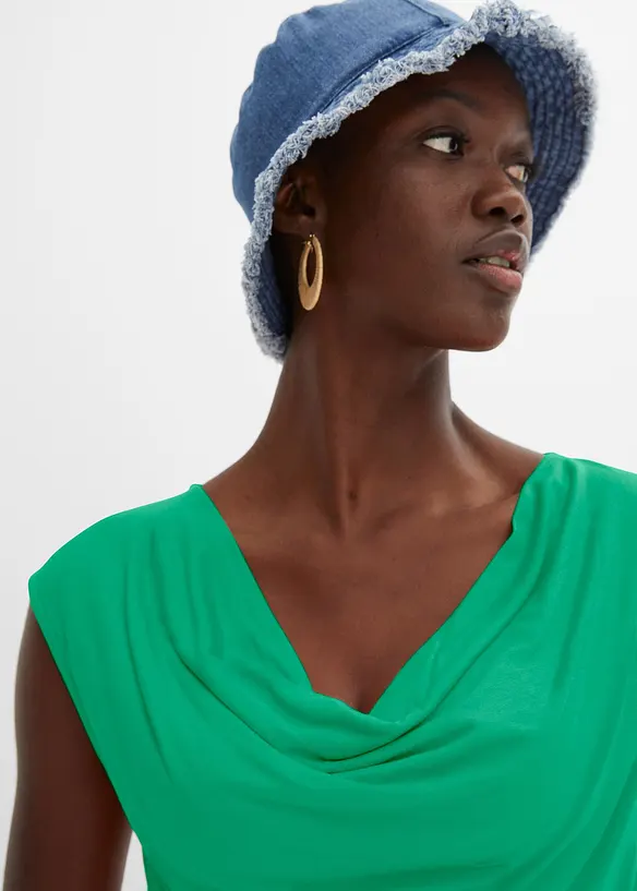 Top in misto viscosa, bonprix