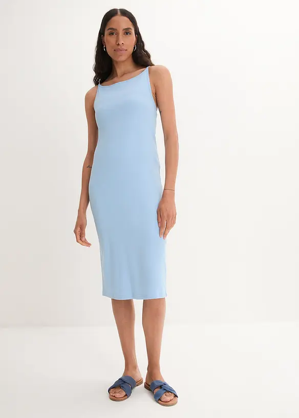 Abito di jersey elasticizzato con cotone biologico, bonprix