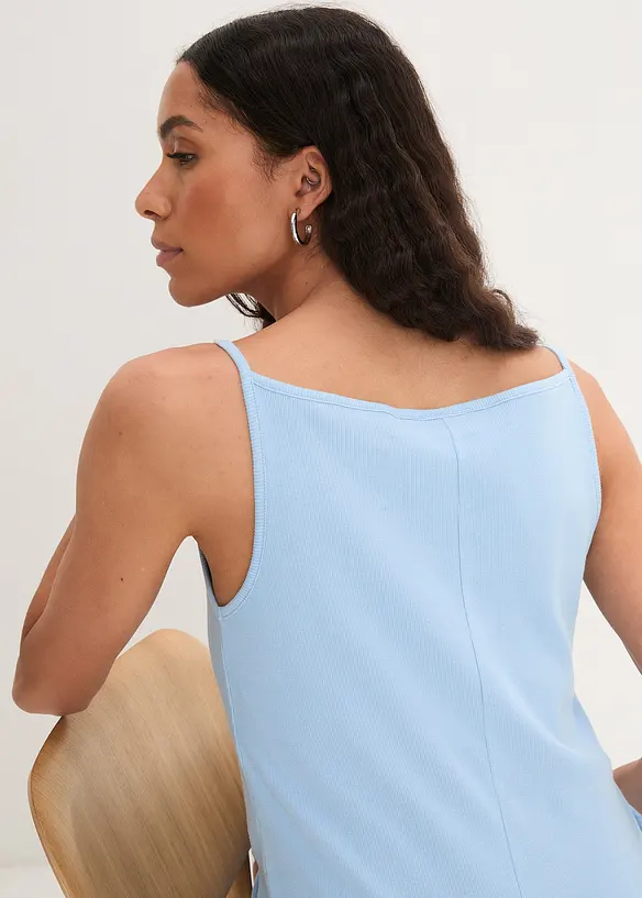 Abito di jersey elasticizzato con cotone biologico, bonprix