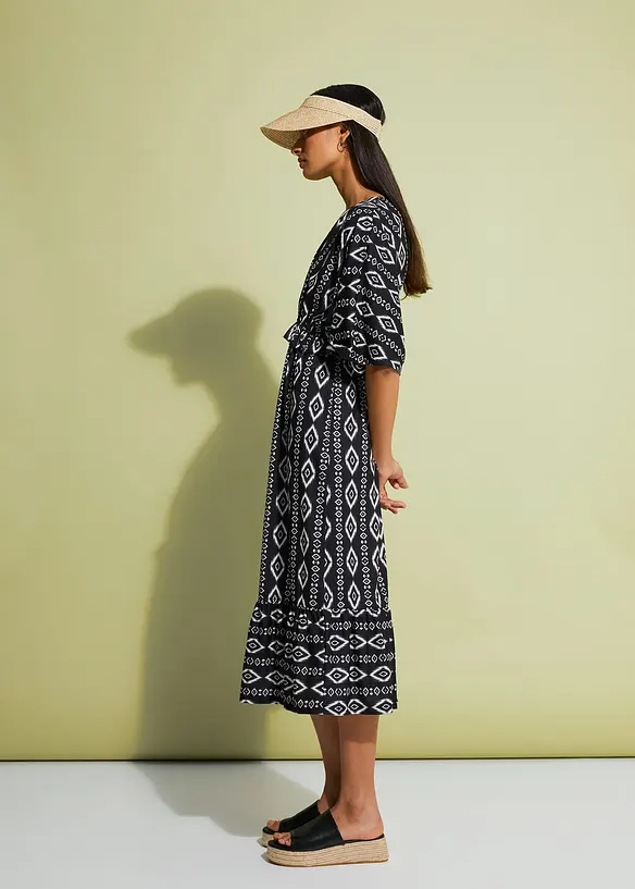 Abito midi in jersey, bonprix