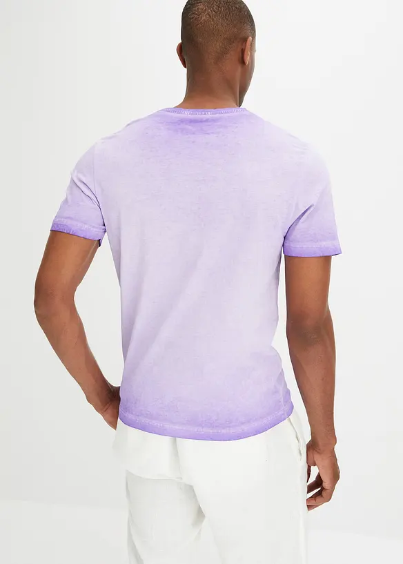 T-shirt in puro cotone biologico effetto lavato, bonprix