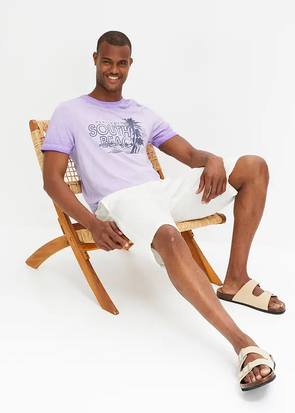T-shirt in puro cotone biologico effetto lavato, bonprix