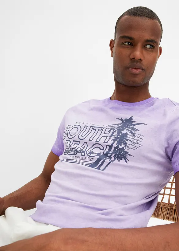 T-shirt in puro cotone biologico effetto lavato, bonprix