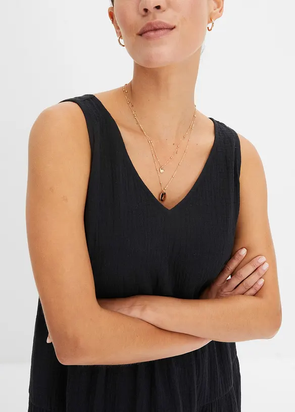 Abito in mussola di puro cotone, bonprix