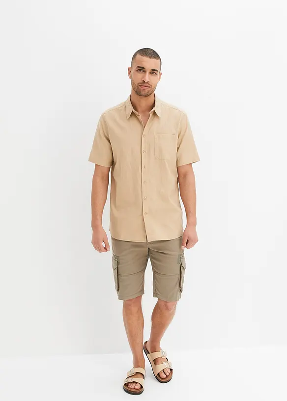 Bermuda cargo elasticizzati, regular fit, bonprix