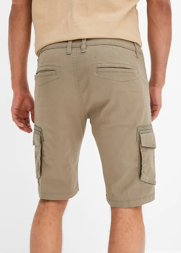 Bermuda cargo elasticizzati, regular fit, bonprix