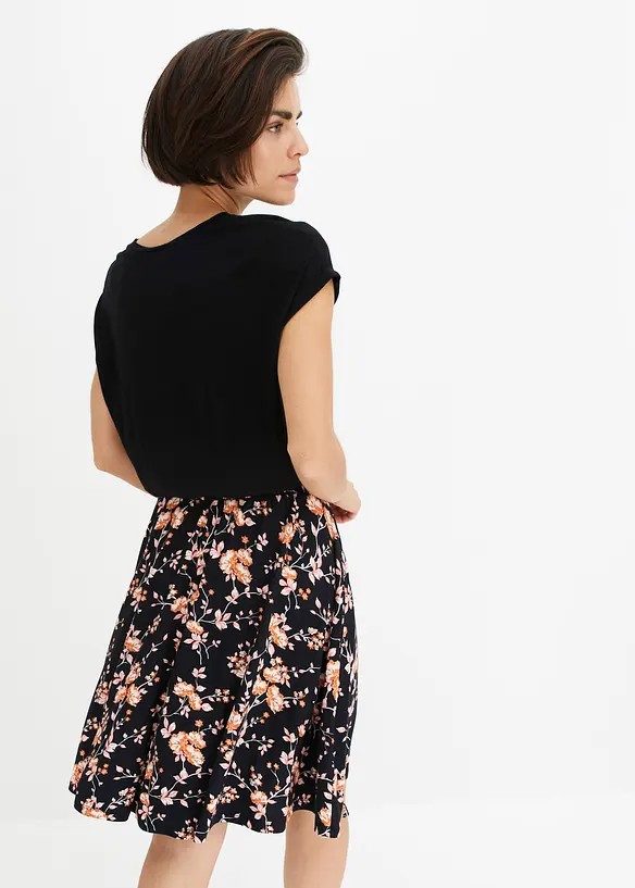 Abito in jersey misto viscosa, bonprix