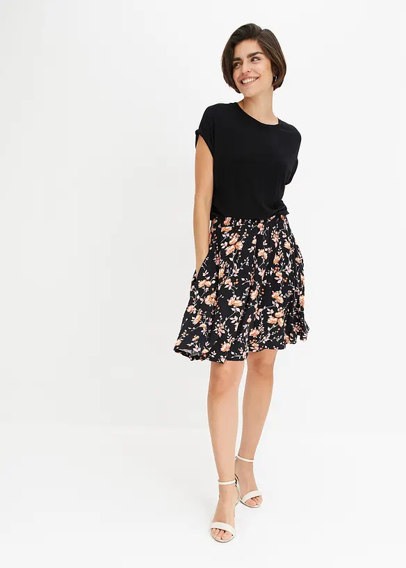 Abito in jersey misto viscosa, bonprix