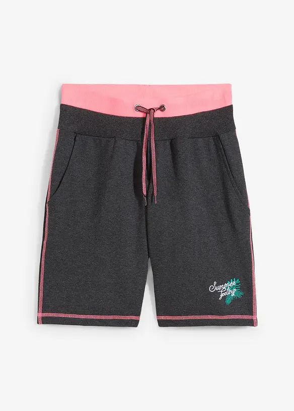 Bermuda in felpa di misto cotone, bonprix