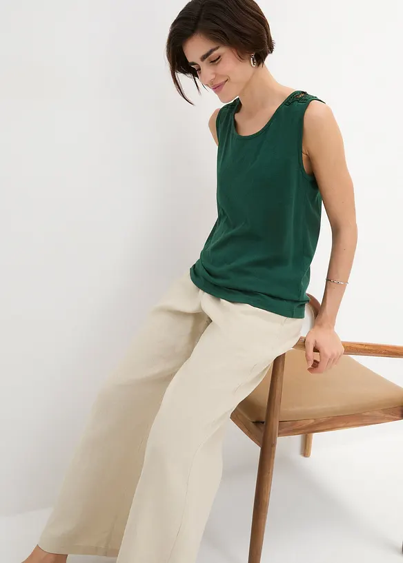 Top con pizzo, bonprix