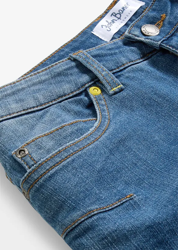 Jeans termici slim fit foderati in flanella, tapered, bonprix
