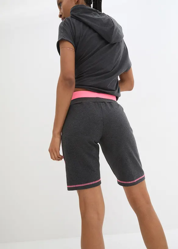 Bermuda in felpa di misto cotone, bonprix