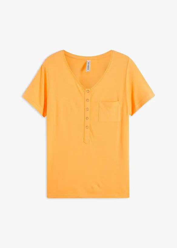T-shirt con bottoni, bonprix