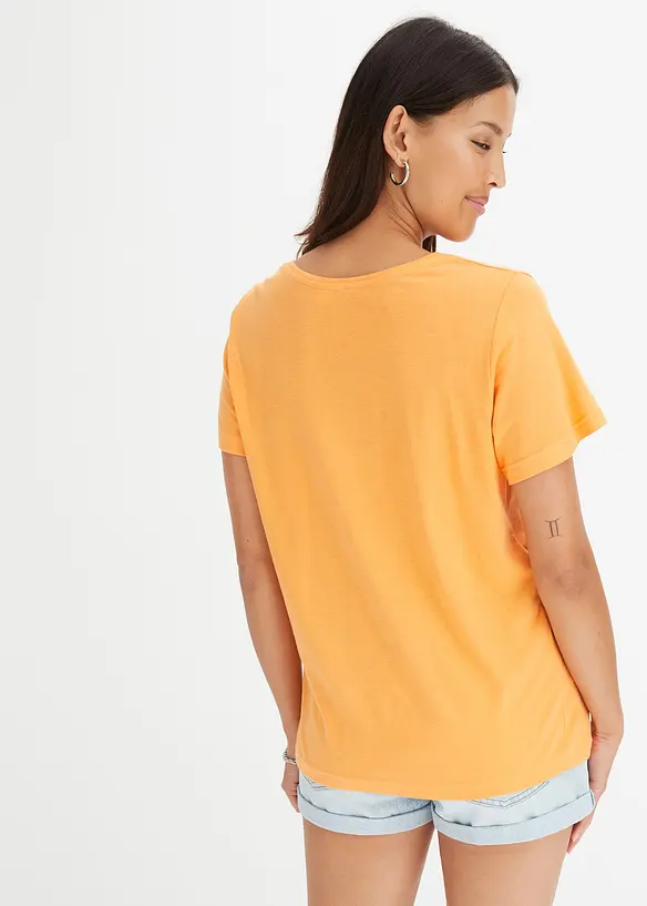 T-shirt con bottoni, bonprix