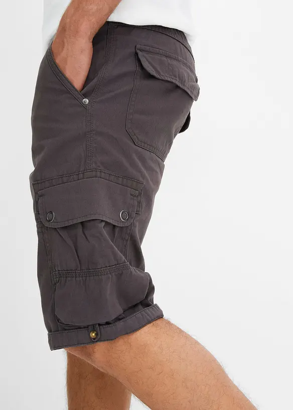 Bermuda cargo in puro cotone, regular fit, bonprix