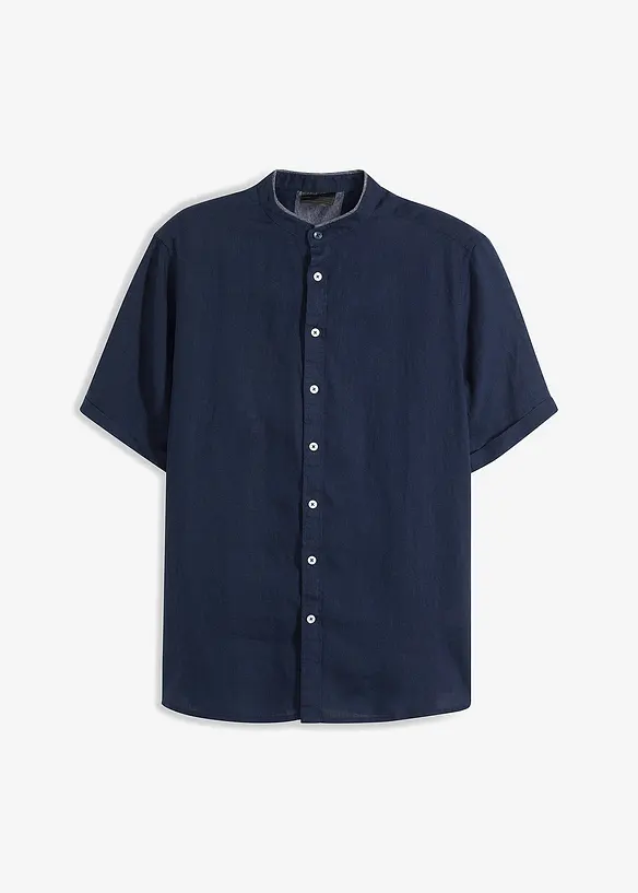 Camicia a maniche corte in puro lino, bonprix