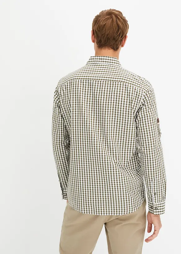 Camicia bavarese con maniche arrotolabili, bonprix