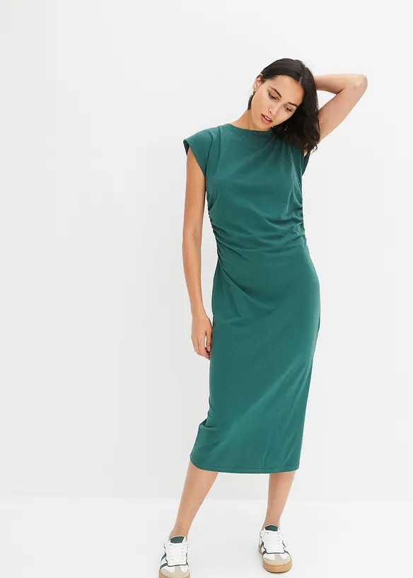 Abito in jersey di cotone elasticizzato, bonprix