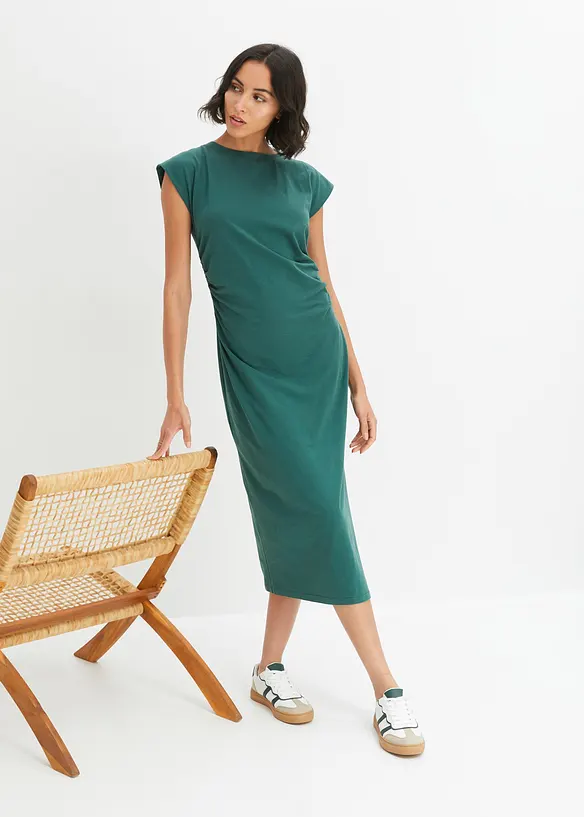Abito in jersey di cotone elasticizzato, bonprix