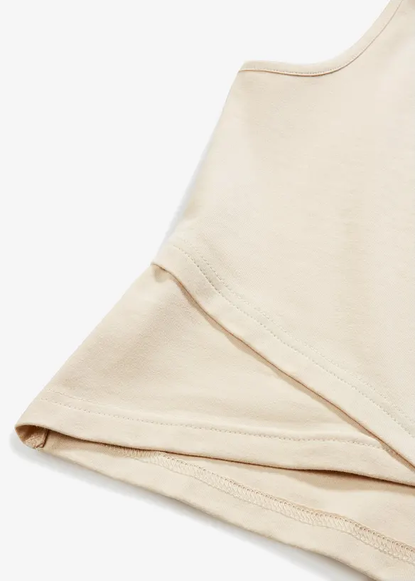 Top cropped in morbido misto cotone, bonprix