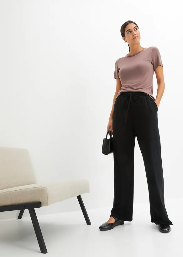 T-shirt in viscosa fluente, bonprix