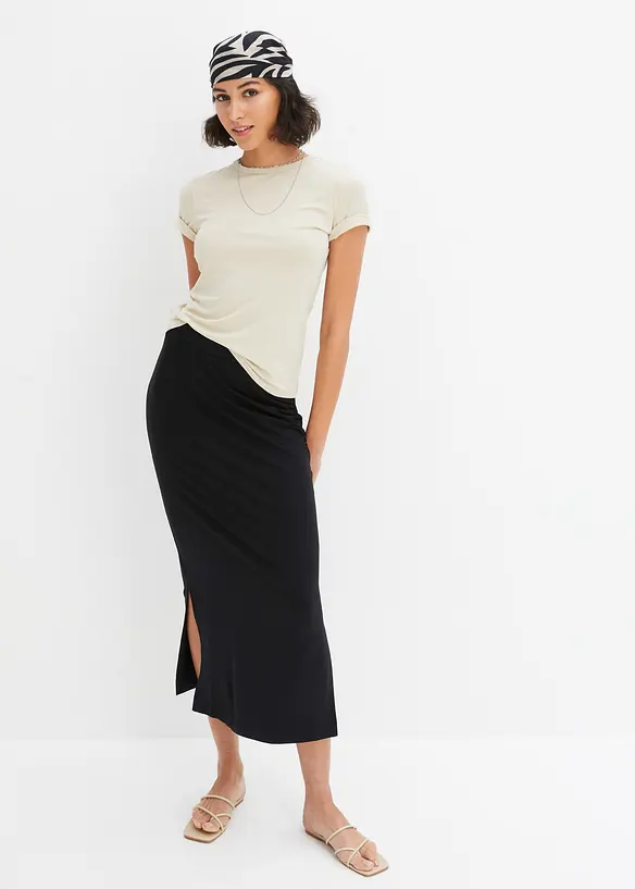 T-shirt in viscosa fluente, bonprix