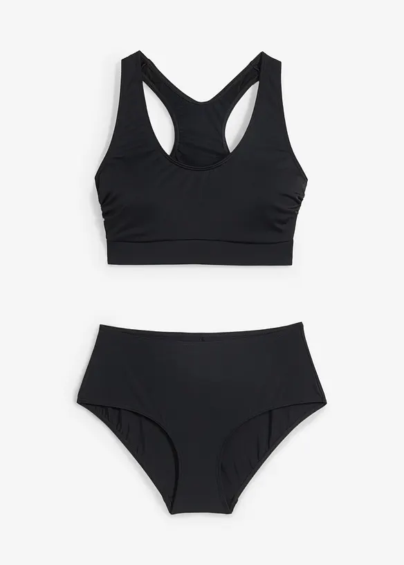 Bikini a bustier con spalline olimpioniche (set 2 pezzi), bonprix