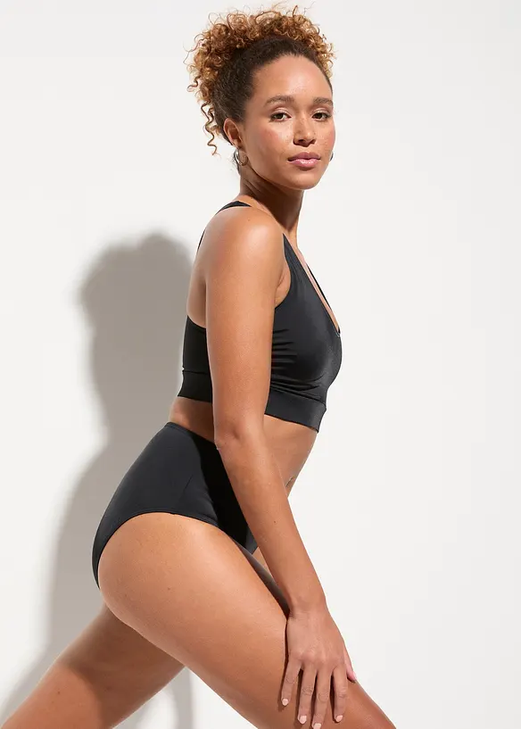 Bikini a bustier con spalline olimpioniche (set 2 pezzi), bonprix