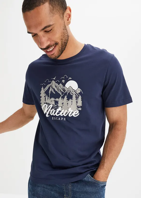 T-shirt in puro cotone biologico, bonprix