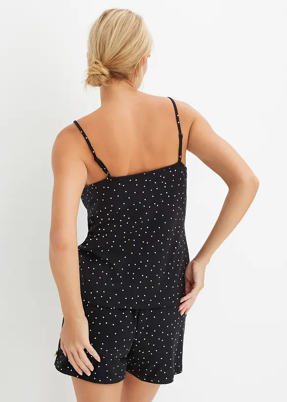Pigiama estivo con pizzo grazioso, bonprix