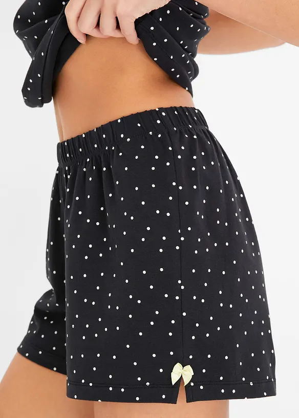 Pigiama estivo con pizzo grazioso, bonprix