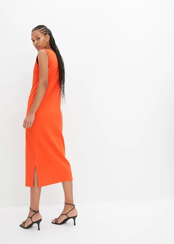 Abito in jersey di cotone elasticizzato, bonprix