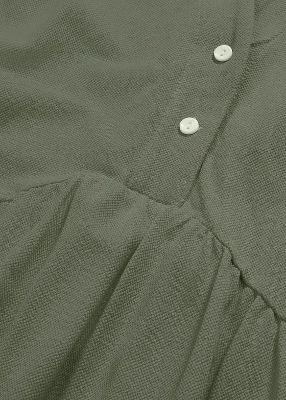 Abito in maglina con colletto polo in cotone biologico, bonprix