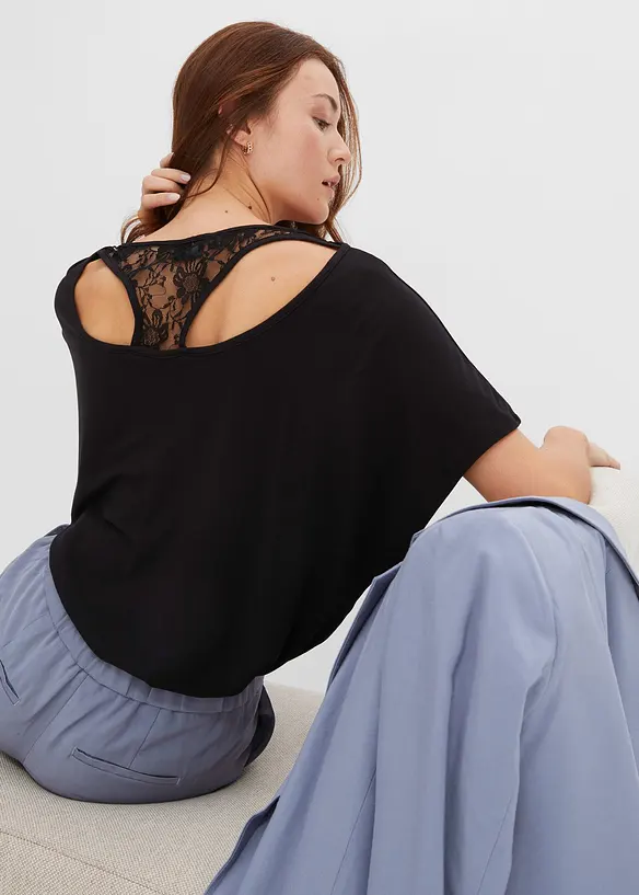 Maglia in misto viscosa, bonprix
