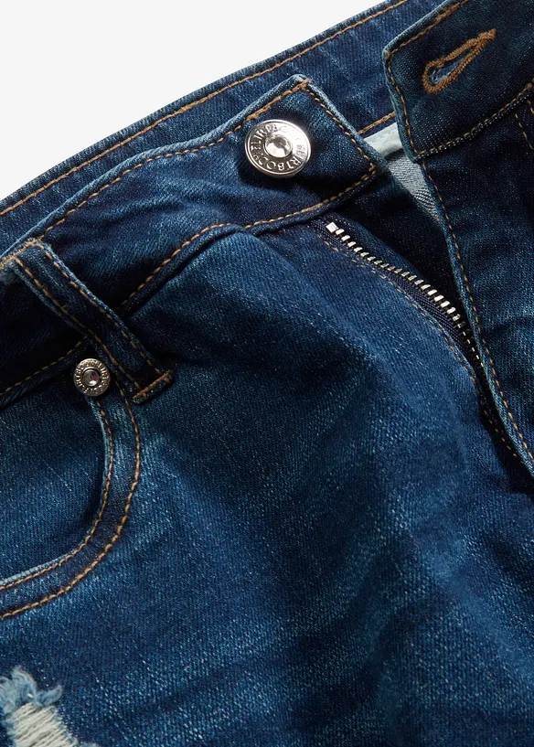 Jeans skinny cropped, vita bassa, bonprix