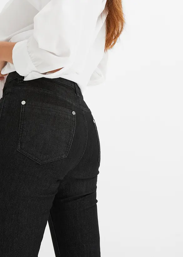 Jeans skinny, vita media, bonprix