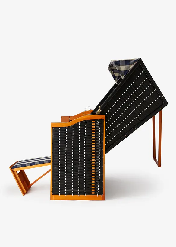 Cesta sdraio con tessuta a quadri, bonprix